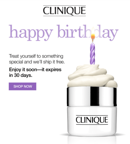 Happy Birthay -Targeted Email
